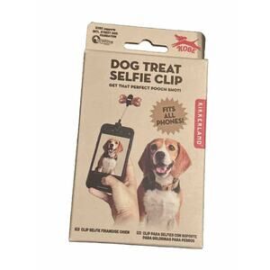 Dog Treat Cell Phone Selfie Clip Get That Perfect Pooch Shot by Kikkerland - NEW